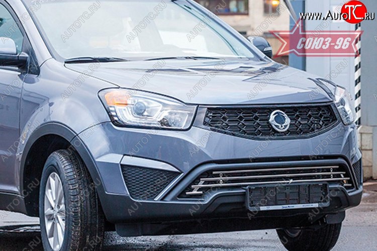 8 414 р. Декоративный элемент воздухозаборника Souz-96 (d16) SSANGYONG Actyon рестайлинг (2013-2021)  с доставкой в г. Краснодар