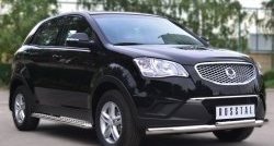 26 999 р. Широкая защита порогов SLITKOFF SSANGYONG Actyon дорестайлинг (2010-2013)  с доставкой в г. Краснодар. Увеличить фотографию 4