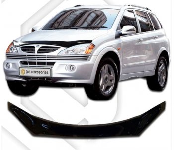 Дефлектор капота (exclusive ) CA-Plastiс SSANGYONG Kyron дорестайлинг (2005-2007)