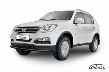 Защита переднего бампера Arbori SSANGYONG Rexton Y290 (2012-2017)