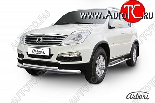 14 219 р. Обвес переднего бампера Arbori SSANGYONG Rexton Y290 (2012-2017)  с доставкой в г. Краснодар