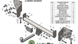 30 999 р. Фаркоп Лидер Плюс.  Subaru Outback  BR/B14 (2009-2013) дорестайлинг универсал (Без электропакета)  с доставкой в г. Краснодар. Увеличить фотографию 4