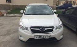 1 469 р. Сетка на бампер Russtal (черная)  Subaru XV  GP/G33 (2012-2016) дорестайлинг  с доставкой в г. Краснодар. Увеличить фотографию 2