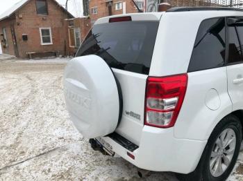 6 949 р. Пластиковый колпак запасного колеса SUZUKI (верхняя часть, 225/70/16)  Suzuki Grand Vitara ( FTB03 3 двери,  3TD62, TL52 5 дверей,  JT 5 дверей,  JT 3 двери,  JT) - Grand Vitara XL7 (неокрашенный)  с доставкой в г. Краснодар. Увеличить фотографию 13