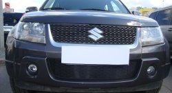 1 469 р. Сетка на бампер Russtal (черная)  Suzuki Grand Vitara ( JT 3 двери,  JT 5 дверей) (2008-2012) 1-ый рестайлинг, 1-ый рестайлинг  с доставкой в г. Краснодар. Увеличить фотографию 3