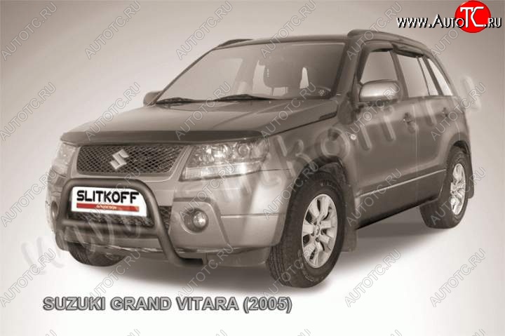 18 999 р. Кенгурятник d57 низкий  Suzuki Grand Vitara ( JT 3 двери,  JT 5 дверей) (2008-2012) 1-ый рестайлинг, 1-ый рестайлинг (Цвет: серебристый)  с доставкой в г. Краснодар