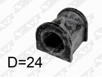 132 р. Втулка переднего стабилизатора SAT (D=24) Suzuki Jimny JB23/JB43 2-ой рестайлинг (2012-2018)  с доставкой в г. Краснодар. Увеличить фотографию 1