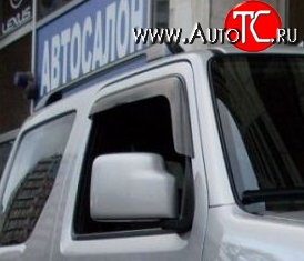 999 р. Комплект дефлекторов окон (ветровиков) 2 шт. 3d Russtal Suzuki Jimny JB23/JB43 дорестайлинг (1998-2001)  с доставкой в г. Краснодар