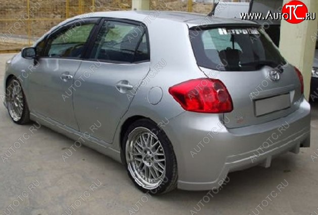 10 199 р. Задний бампер CT Toyota Auris E150 хэтчбэк 5 дв. дорестайлинг (2006-2010) (Неокрашенный)  с доставкой в г. Краснодар