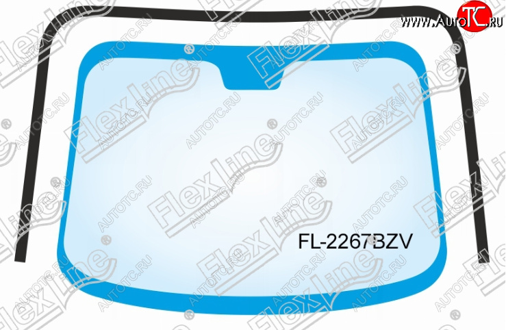 2 669 р. Молдинг лобового стекла FlexLine  Toyota Camry  XV30 (2001-2006) дорестайлинг, рестайлинг  с доставкой в г. Краснодар