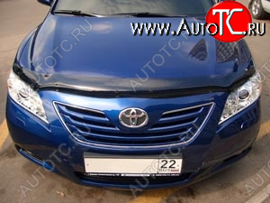 2 879 р. Дефлектор капота SIM Toyota Camry XV40 дорестайлинг (2006-2008)  с доставкой в г. Краснодар