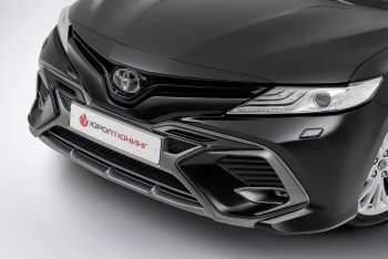 17 999 р. Накладка в центральный воздухозаборник переднего бампера Harius  Toyota Camry  XV70 (2017-2021) дорестайлинг (Неокрашенная)  с доставкой в г. Краснодар. Увеличить фотографию 7