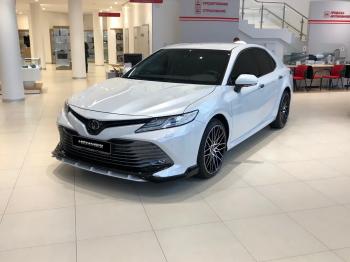 16 899 р. Накладка переднего бампера HEMMES  Toyota Camry  XV70 (2017-2021) дорестайлинг  с доставкой в г. Краснодар. Увеличить фотографию 3