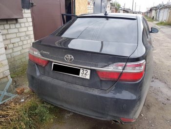 2 799 р. Лип спойлер АВТОКРАТ Toyota Camry XV50 дорестайлинг (2011-2014) (Неокрашенный)  с доставкой в г. Краснодар. Увеличить фотографию 5