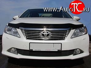 3 299 р. Дефлектор капота NovLine Toyota Camry XV50 дорестайлинг (2011-2014)  с доставкой в г. Краснодар