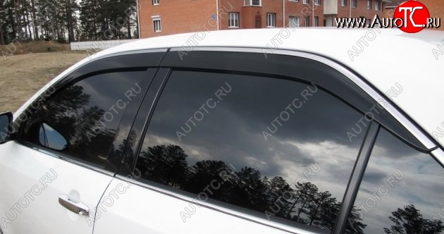 5 349 р. Комплект дефлекторов окон СТ Toyota Camry XV50 дорестайлинг (2011-2014)  с доставкой в г. Краснодар