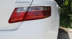 1 239 р. Реснички на фонари (рестайлинг) RA  Toyota Camry  XV40 (2009-2011) рестайлинг (Неокрашенные)  с доставкой в г. Краснодар. Увеличить фотографию 3