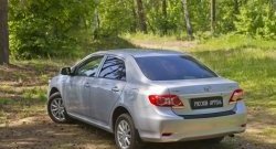 1 469 р. Защитная накладка на задний бампер RA  Toyota Corolla  E150 (2006-2010) седан дорестайлинг  с доставкой в г. Краснодар. Увеличить фотографию 2