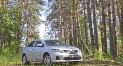 1 099 р. Реснички на фары RA Toyota Corolla E150 седан рестайлинг (2009-2013) (Неокрашенные)  с доставкой в г. Краснодар. Увеличить фотографию 2