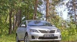 1 099 р. Реснички на фары RA Toyota Corolla E150 седан рестайлинг (2009-2013) (Неокрашенные)  с доставкой в г. Краснодар. Увеличить фотографию 3