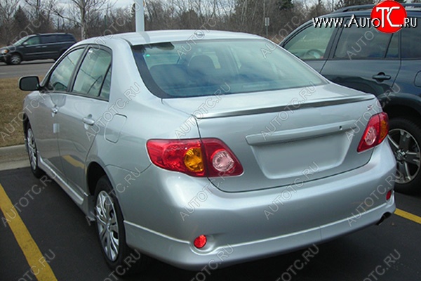 3 849 р. Лип спойлер TOP WING Toyota Corolla E150 седан дорестайлинг (2006-2010) (Неокрашенный)  с доставкой в г. Краснодар