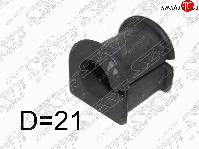 132 р. Резиновая втулка переднего стабилизатора (D=21) SAT Toyota Echo XP10 седан дорестайлинг (1999-2002)  с доставкой в г. Краснодар