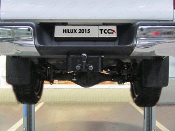 Фаркоп (тягово-сцепное устройство) TCC (Exclusive, Black Onyx) Toyota Hilux AN20,AN30  2-ой рестайлинг (2011-2016)