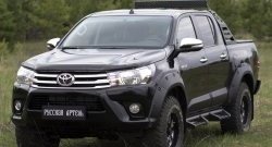 24 999 р. Расширитель арки RA (вылет 50 мм, комплект)  Toyota Hilux  AN120 (2016-2020) дорестайлинг (Поверхность шагрень)  с доставкой в г. Краснодар. Увеличить фотографию 4