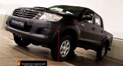 19 999 р. Накладки на колёсные арки RA (комплект)  Toyota Hilux  AN20,AN30 (2011-2016)  2-ой рестайлинг (Поверхность глянец (под окраску), Неокрашенные)  с доставкой в г. Краснодар. Увеличить фотографию 3