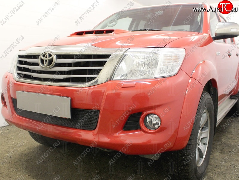 1 499 р. Защитная решётка в воздуховод автомобиля Russtal  Toyota Hilux  AN20,AN30 (2011-2016)  2-ой рестайлинг  с доставкой в г. Краснодар