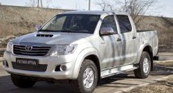 999 р. Зимняя заглушка решетки переднего бампера РА  Toyota Hilux  AN20,AN30 (2011-2016)  2-ой рестайлинг  с доставкой в г. Краснодар. Увеличить фотографию 3