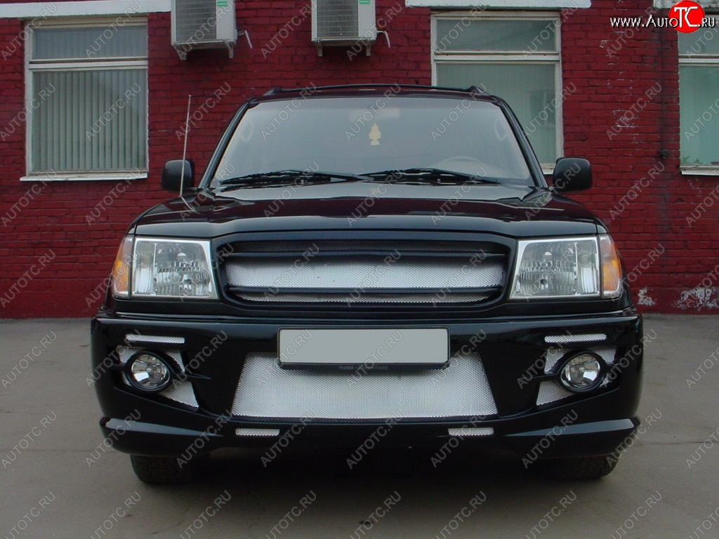 13 449 р. Передний бампер HUNTER Toyota Land Cruiser 100 дорестайлинг (1998-2002) (Неокрашенный)  с доставкой в г. Краснодар