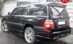 14 949 р. Пороги накладки Hunter Toyota Land Cruiser 100 дорестайлинг (1998-2002) (Неокрашенные)  с доставкой в г. Краснодар. Увеличить фотографию 2