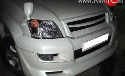 11 399 р. Решётка радиатора JAOS Toyota Land Cruiser Prado J120 (2002-2009) (Неокрашенная)  с доставкой в г. Краснодар. Увеличить фотографию 1