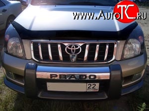 3 169 р. Дефлектор капота NovLine Toyota Land Cruiser Prado J120 (2002-2009)  с доставкой в г. Краснодар