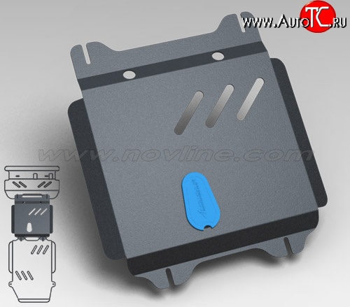 2 779 р. Защита коробки передач Novline (3.5/4.0, АКПП, 3 мм) Toyota Land Cruiser Prado J120 (2002-2009)  с доставкой в г. Краснодар