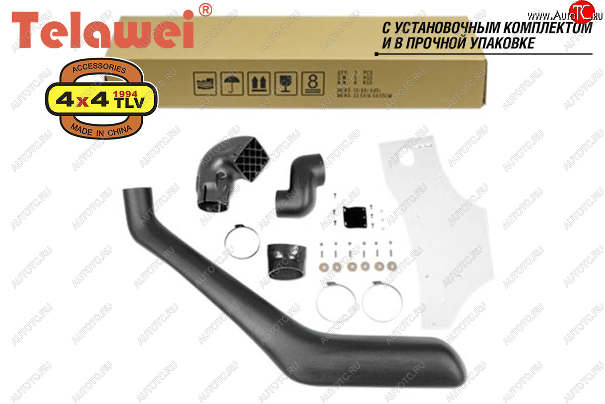 7 849 р. Шноркель Telawei (4.0 V6, 1GR-FE) Toyota Land Cruiser Prado J120 (2002-2009)  с доставкой в г. Краснодар