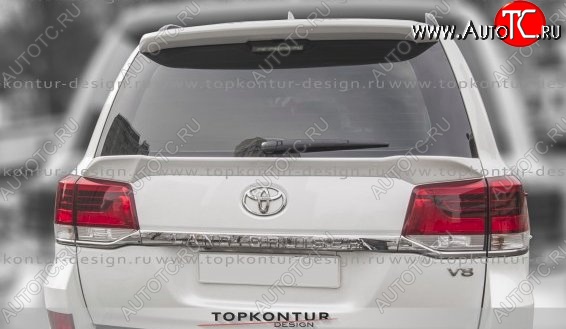 8 149 р. Спойлер TopKontur Design (нижний) Toyota Land Cruiser 200 1-ый рестайлинг (2012-2015) (Неокрашенный)  с доставкой в г. Краснодар