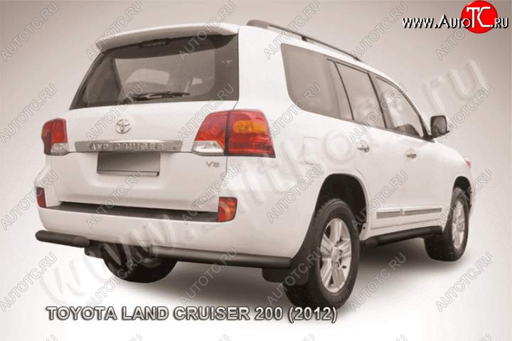 10 999 р. Уголки d76  Toyota Land Cruiser  200 (2012-2015) 1-ый рестайлинг (Цвет: серебристый)  с доставкой в г. Краснодар