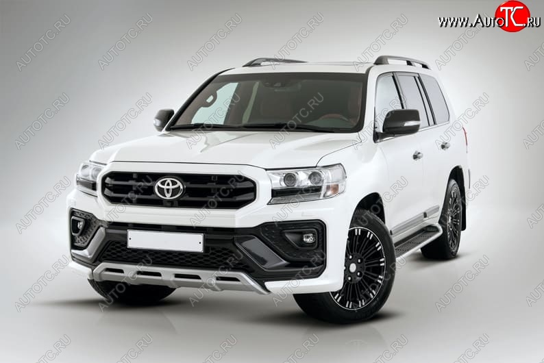 54 999 р. Бампер передний THOR  Toyota Land Cruiser  200 (2015-2021) 2-ой рестайлинг (Неокрашенный)  с доставкой в г. Краснодар