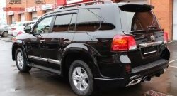 8 149 р. Накладка Wald Black Bison на заднюю дверь автомобиля Toyota Land Cruiser 200 дорестайлинг (2007-2012) (Большая накладка)  с доставкой в г. Краснодар. Увеличить фотографию 6