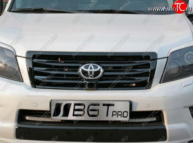 7 499 р. Решётка радиатора ELFORD Style (под камеру) Toyota Land Cruiser Prado J150 дорестайлинг (2009-2013) (Неокрашенная)  с доставкой в г. Краснодар