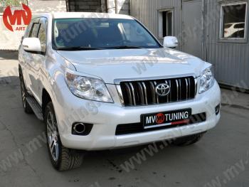 Реснички на фары JAOS Toyota (Тойота) Land Cruiser Prado (Лэнд)  J150 (2009-2013) J150 дорестайлинг