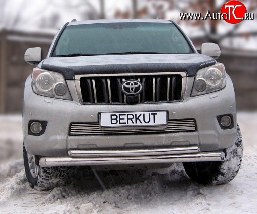 6 599 р. Декоративная вставка воздухозаборника Berkut Toyota Land Cruiser Prado J150 дорестайлинг (2009-2013)  с доставкой в г. Краснодар