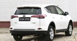 1 899 р. Защитная накладка на задний бампер RA Toyota RAV4 XA40 5 дв. рестайлинг (2015-2019)  с доставкой в г. Краснодар. Увеличить фотографию 2