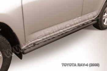 Защита порогов Slitkoff Toyota (Тойота) RAV4 (рав)  XA30 (2008-2010) XA30 5 дв. 1-ый рестайлинг