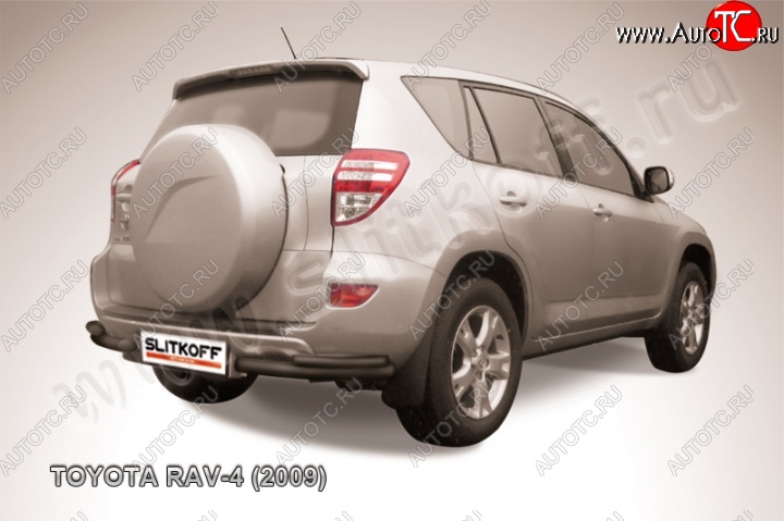 5 449 р. Уголки d57+d42 двойные  Toyota RAV4  XA30 (2008-2010) 5 дв. 1-ый рестайлинг (Цвет: серебристый)  с доставкой в г. Краснодар