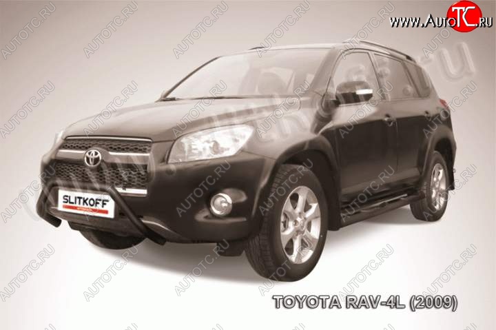 17 899 р. Кенгурятник d57 мини Toyota RAV4 XA30 5 дв. удлиненный 1-ый рестайлинг (2009-2010) (Цвет: серебристый)  с доставкой в г. Краснодар