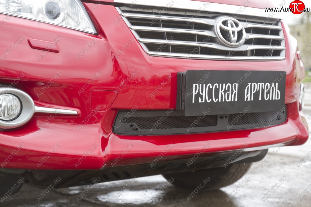 1 349 р. Защитная сетка решетки переднего бампера РА Toyota RAV4 XA30 5 дв. 2-ой рестайлинг (2010-2013)  с доставкой в г. Краснодар