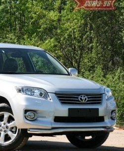 Защита переднего бампера одинарная Souz-96 (d60) Toyota RAV4 XA30 5 дв. удлиненный 2-ой рестайлинг (2010-2013)